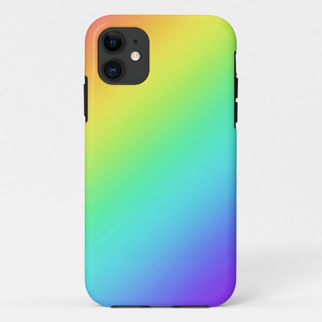Bright Rainbow Gradient Case-Mate iPhone Case (Back)
