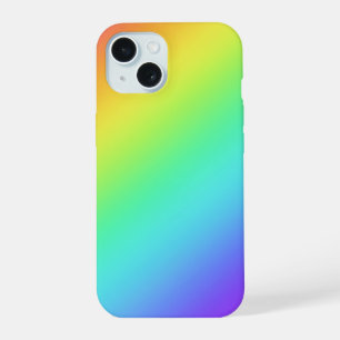 Bright Rainbow Gradient iPhone 15 Case