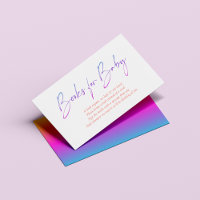 Bright Rainbow Modern Handwritten Books for Baby