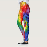 Bright Rainbow Psychedelic Tie Dye High Visibility Leggings<br><div class="desc">These leggings feature a bright rainbow psychedelic tie dye design reminiscent of the 1960s hippie counter culture. Perfect for yoga, running, working out at the gym, or just when you want to wear some cute sexy tights. The bright high visibility colours are perfect for running outdoors as a safety measure...</div>