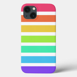 Bright rainbow stripes Case-Mate iPhone case