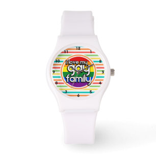Bright Rainbow Stripes, Gay Family Watch