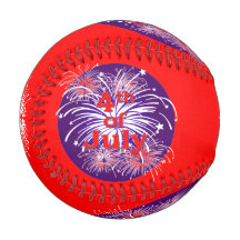 Bright Red 4th of July Fireworks Celebration