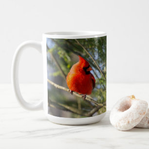 Bright Red Cardinal Coffee Mug
