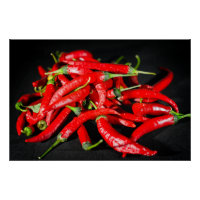 Bright Red Chili's Food Photography