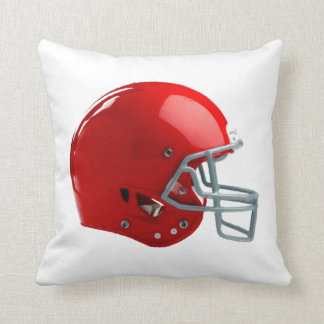 Bright Red Football Helmet Cushion