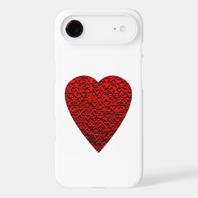 Bright Red Heart Picture. Case-Mate iPhone Case (Back)