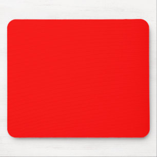 Bright Red Mouse Mat