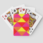 Bright Red Orange Yellow Pink Deck of Cards