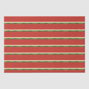 Bright Red Watercolor Watermelon Tissue Paper