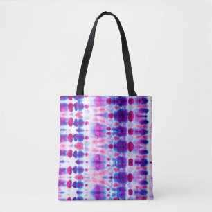 Bright Red Yellow Abstract Art Tote Bag