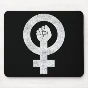 Bright Resist Fist Feminist - Women Equality And L Mouse Mat
