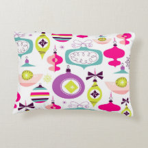 Bright Retro Christmas Ornaments