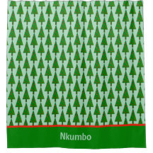 Bright Retro Christmas Tree with Bottom Border