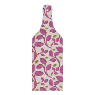 Bright Retro Floral Seamless Pattern Wrapping Pap Cutting Board