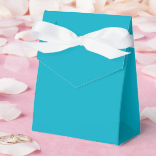 Bright Rich Sky Blue Favour Boxes