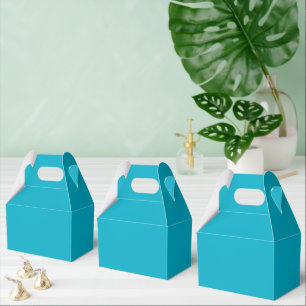 Bright Rich Sky Blue Favour Boxes