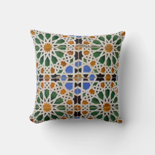 Bright Rustic Mosaic Cushion