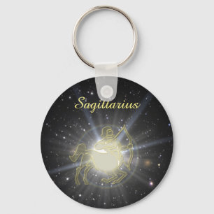 Bright Sagittarius Key Ring