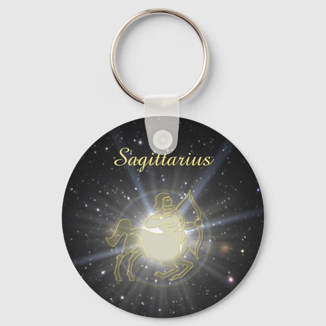 Bright Sagittarius Key Ring (Front)