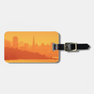 Bright San Francisco sunset. Luggage Tag