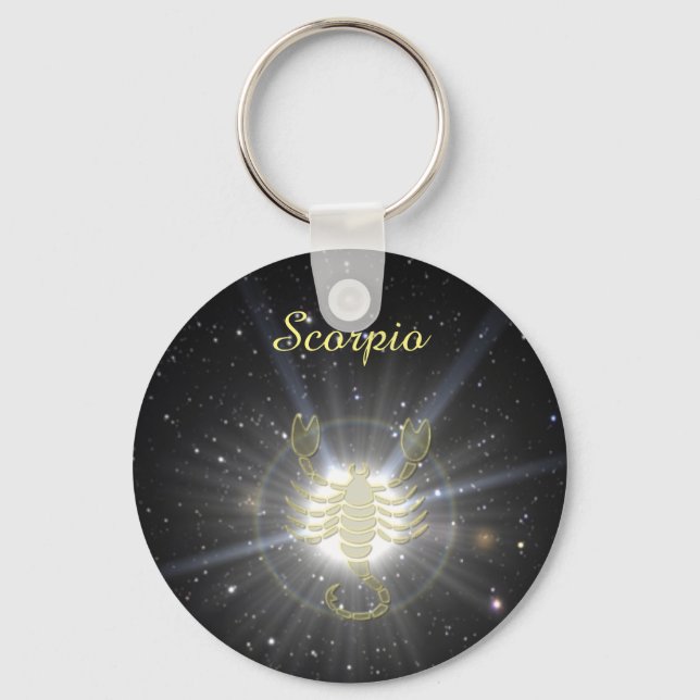 Bright Scorpio Key Ring (Front)
