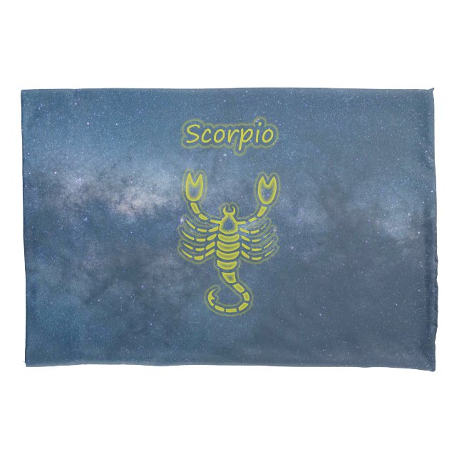 Bright Scorpio Pillowcase (Front)