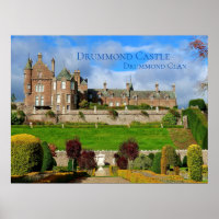 Bright Scottish Drummond Clan's Castle 