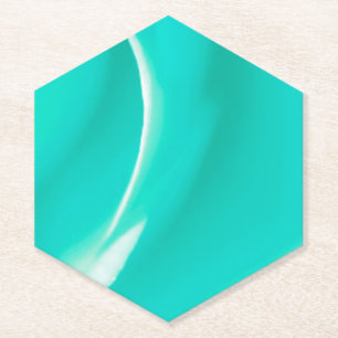 Bright Sea Green Paper Coaster