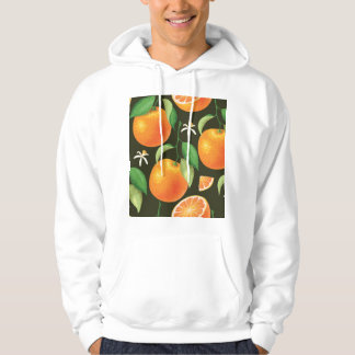 Bright seamless orange pattern design. hoodie