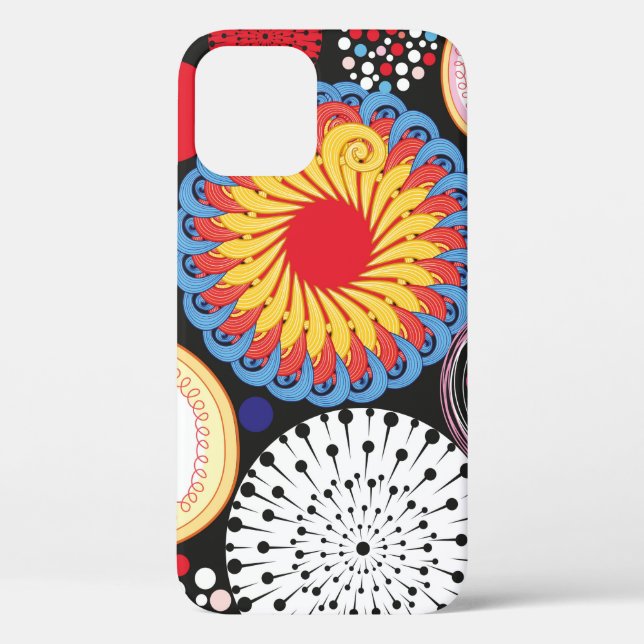 Bright seamless pattern of different round element Case-Mate iPhone case (Back)