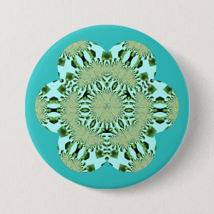 BRIGHT! ~ Shades of Green ~ 7.5 Cm Round Badge But