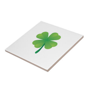 Bright Shamrock Saint Patrick's Tile