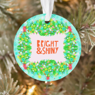 Bright & Shiny Wreath Ornament