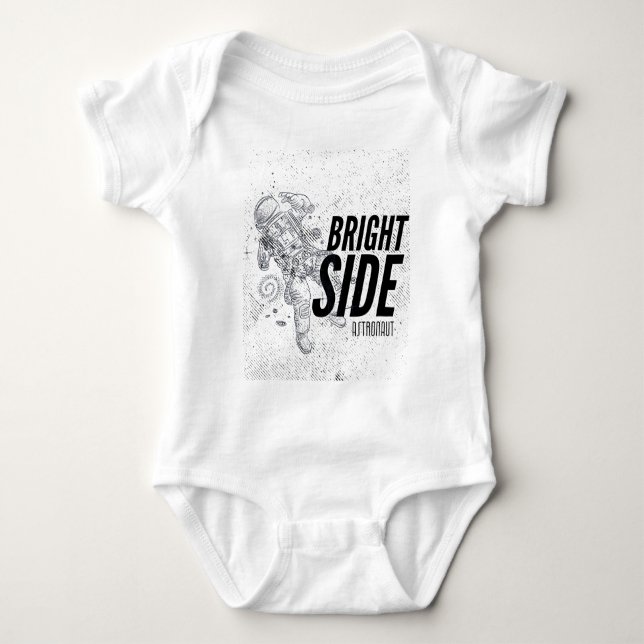 BRIGHT SIDE ASTRONAUT  BABY BODYSUIT (Front)