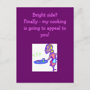 Bright side? (of being incarcerated) postcard