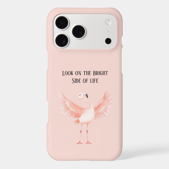 Bright Side of Life Pink Flamingo (Back)