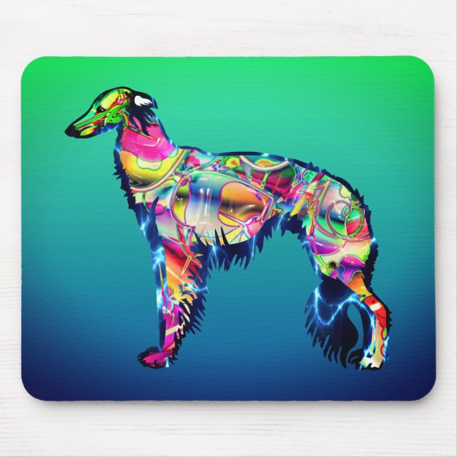 Bright Silken Windhound  Mouse Mat (Front)
