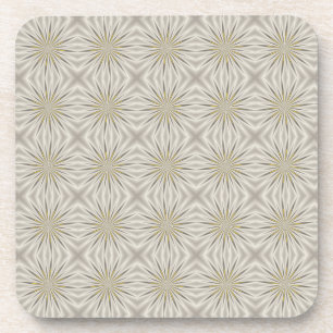 Bright Silver Christmas Stars Coaster