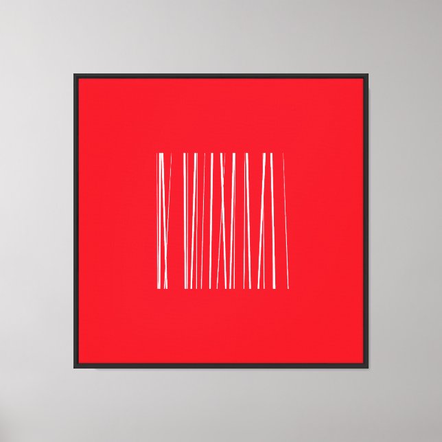 Bright Simplicity Canvas Print (Front)