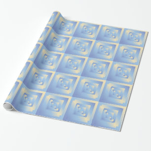 bright sky colours wrapping paper