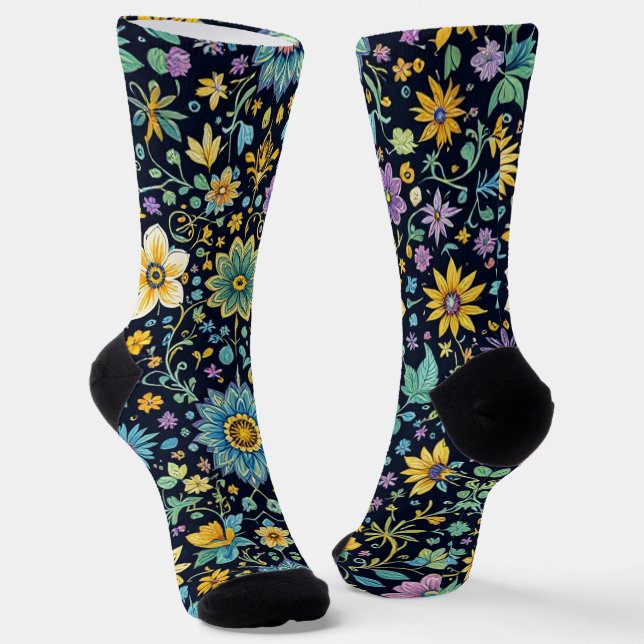 Bright Socks Elaborate Seamless Patterns 0039342 (Angled)