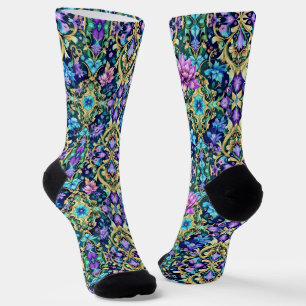 Bright Socks Elaborate Seamless Patterns 0039351