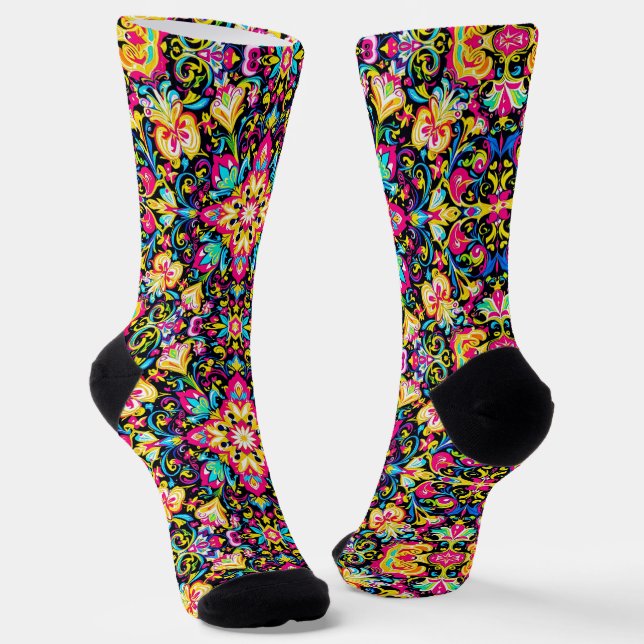 Bright Socks Elaborate Seamless Patterns 0039375 (Angled)