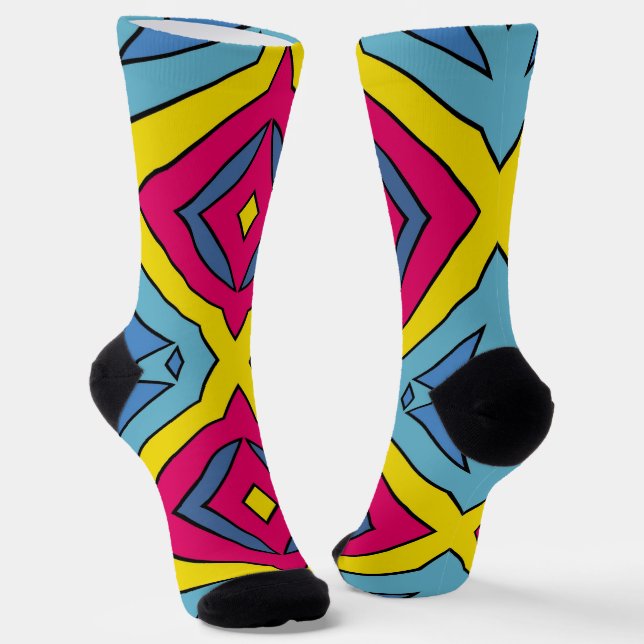 Bright Socks Fractal Seamless Patterns 0042001 (Angled)