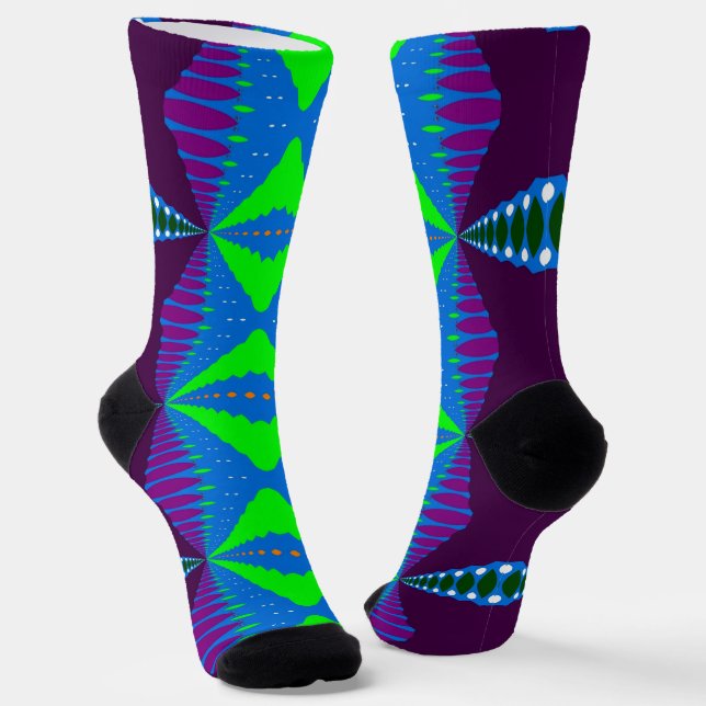 Bright Socks Fractal Seamless Patterns 0042042 (Angled)
