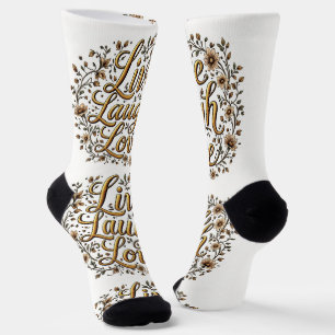 Bright Socks Live Laugh Love 0044028
