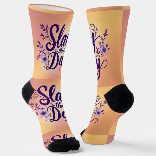 Bright Socks Motivational Art 0043973 (Angled)