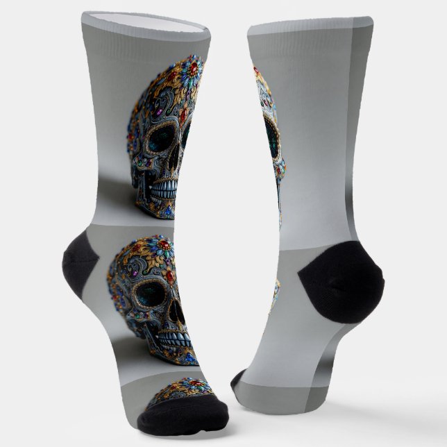 Bright Socks Skull Pics 0037655 (Angled)
