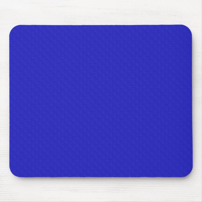 Bright Solid neon blue textured. Mouse Mat (Front)